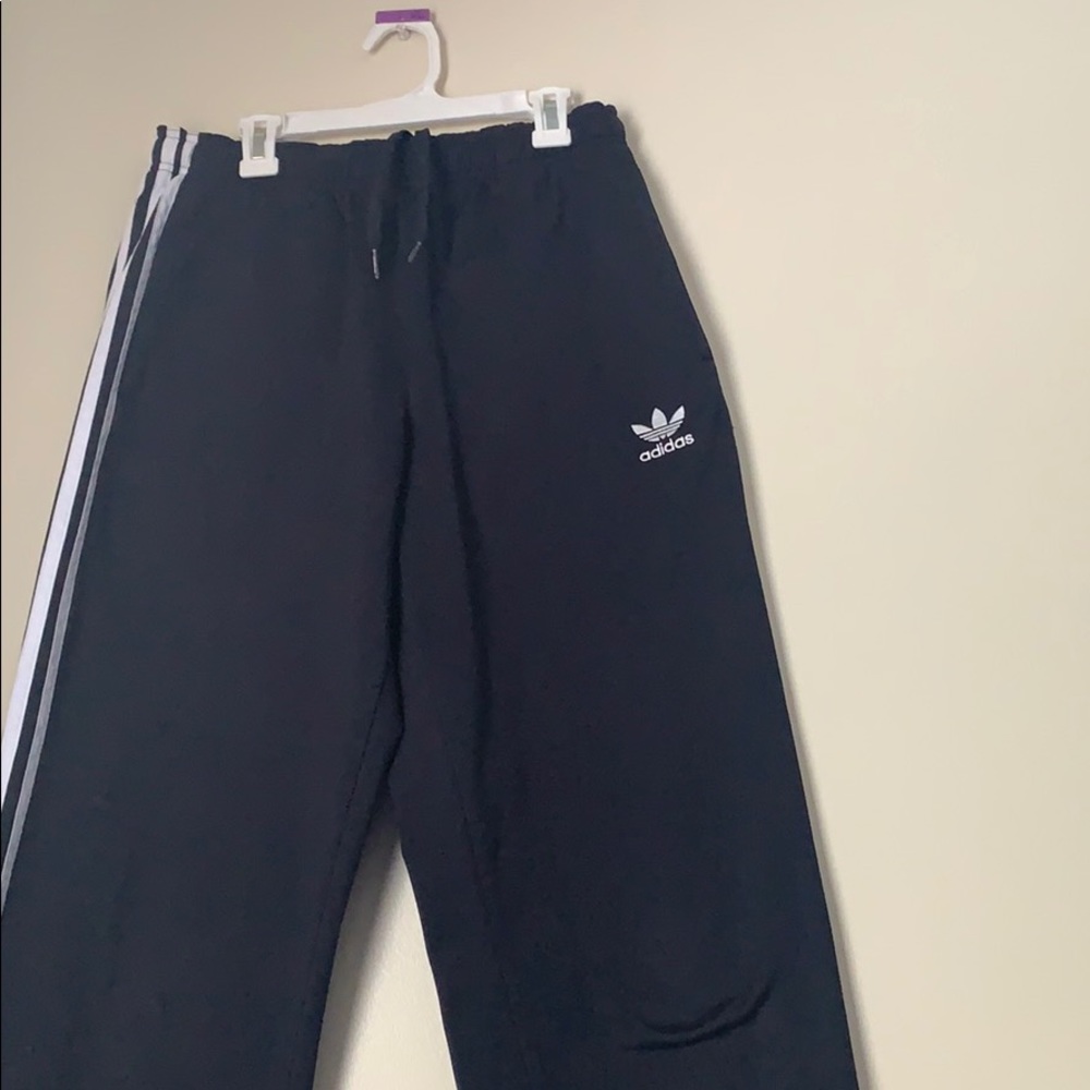 Black adidas sweats